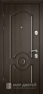 Входная дверь темный кипарис №7 внутренняя
