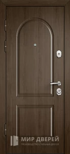 Входная дверь темно коричневая №6 внутренняя