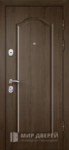 Входная дверь темно коричневая №6 внешняя