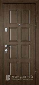 Дверь металлическая темный орех №1 внешняя